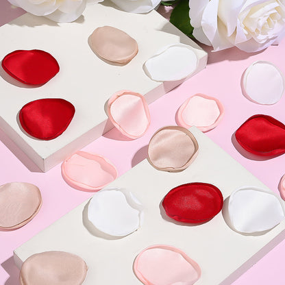 Pink Polyester Rose Petals
