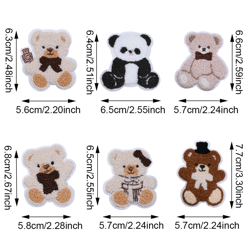 Bear Embroidery Patch
