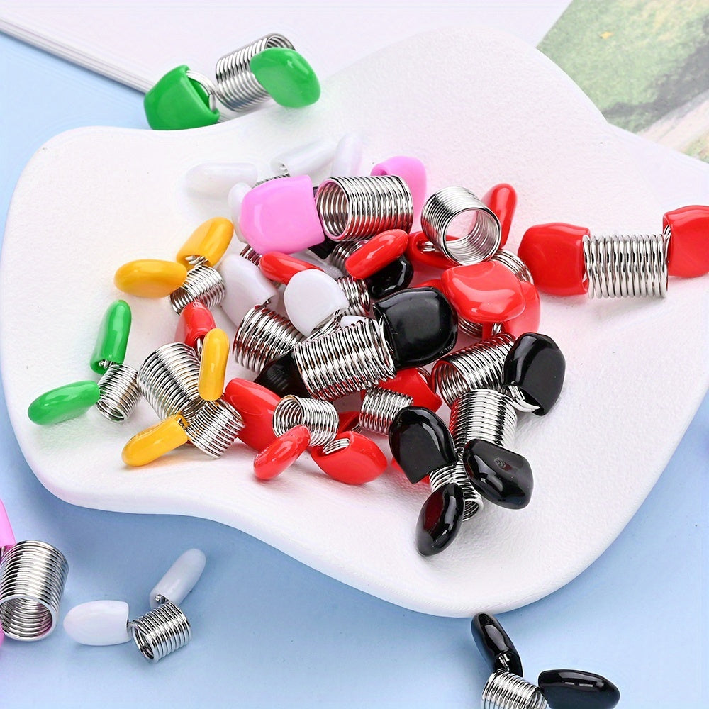 6-Piece 2-Size Bead Stopper & Jewelry Wire Clamps