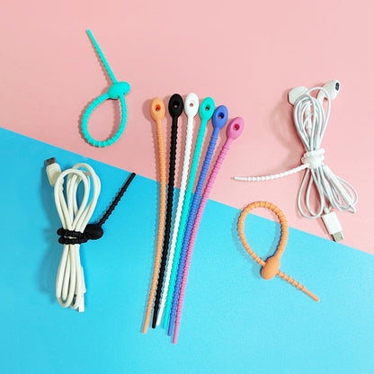 18 cm Silicone Reusable Cable Ties