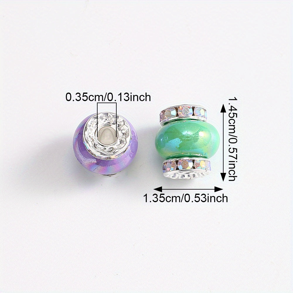 Shiny Lantern Shape Acrylic Beads