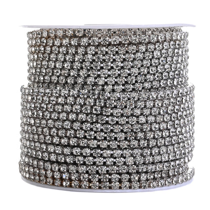 1 Roll 10 Yards Sparkling Rhinestone Chain Trim