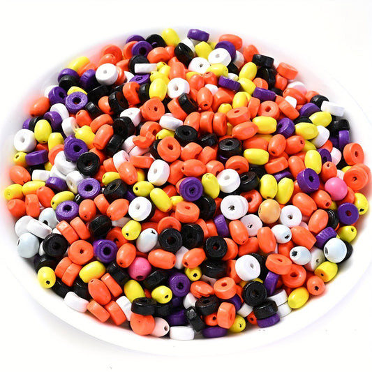 2000pcs Halloween Wooden Beads Set