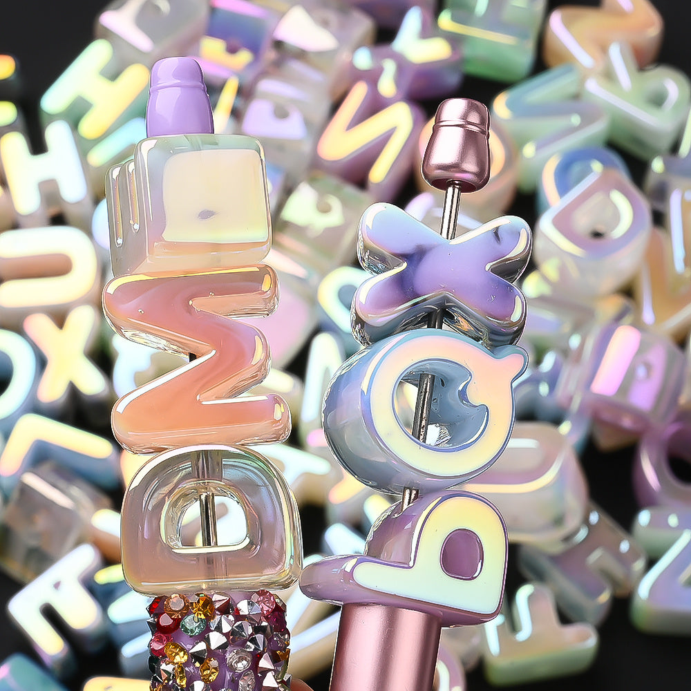 Frosted Matte Acrylic Beads