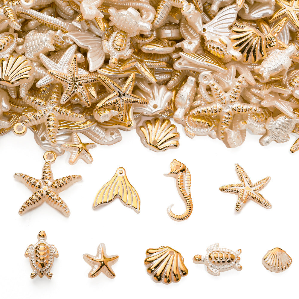Bohemian Marine Animal Acrylic Pendant Charms