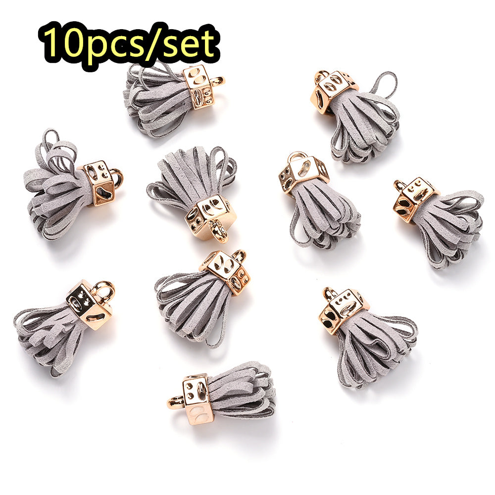 Fashion Mini Colorful Fringe with Golden Cap
