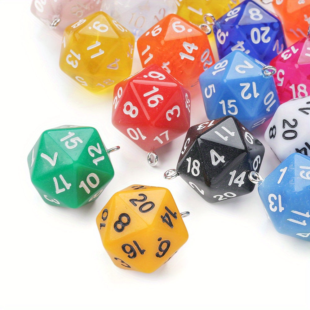 Acrylic Dice Pendants