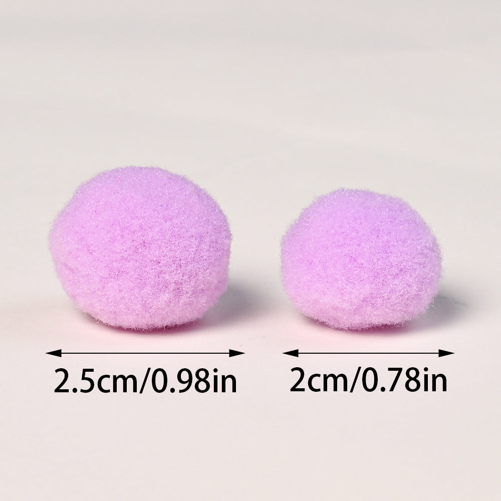 Soft Fluffy Pompom Beads