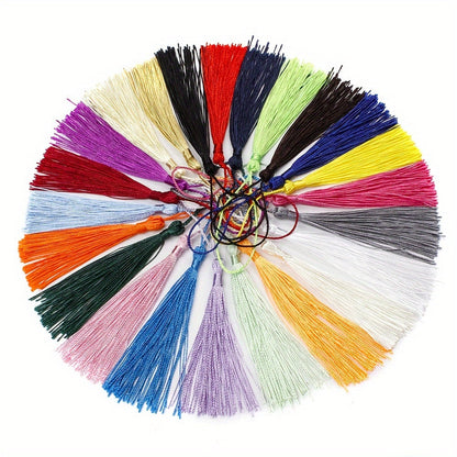 Vibrant Long Tassel Set