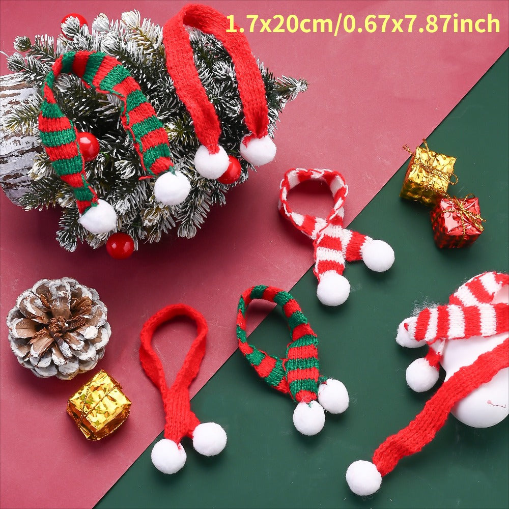 Mini Polyester Christmas Scarves