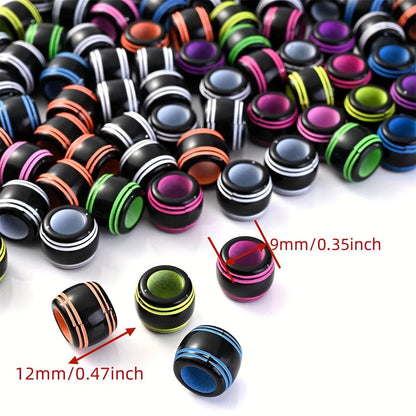 Mixed Color Irregular Acrylic Beads