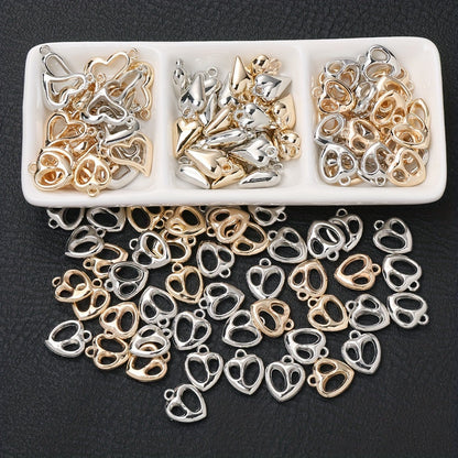 Plastic Heart Charms