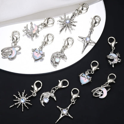 Moon Star Heart Alloy Charms