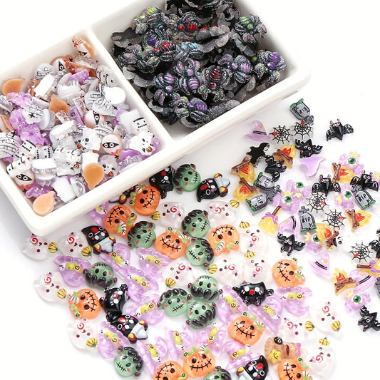 Halloween Resin Patch Beads