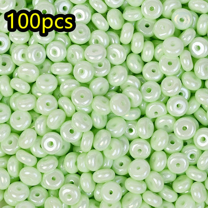 Golden Gradient Abacus Beads