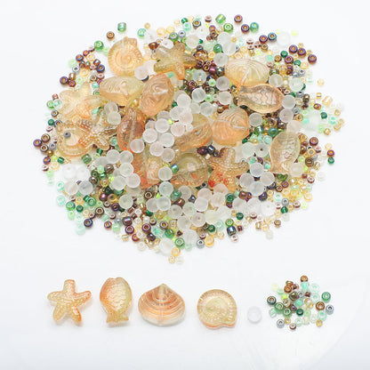 49g Ocean Series Glass Bead Assortment