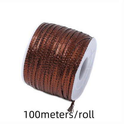 100 m/Roll 3 mm Christmas Ribbon Cord