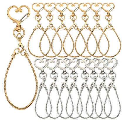 Blank Beadable Keychain Set