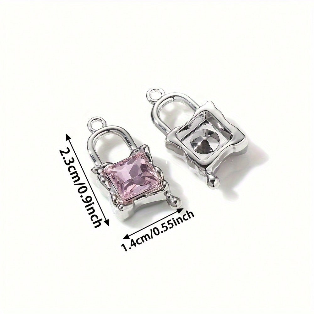 14x23 mm Alloy Lock Pendants