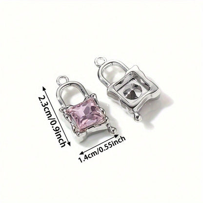 14x23 mm Alloy Lock Pendants