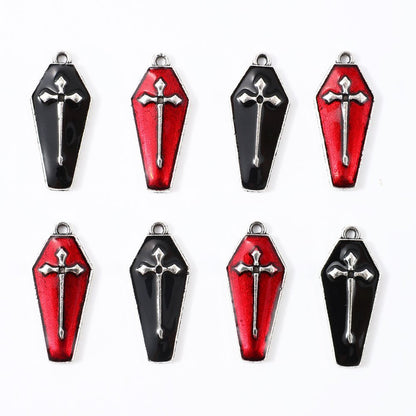 Halloween Coffin Alloy Charms