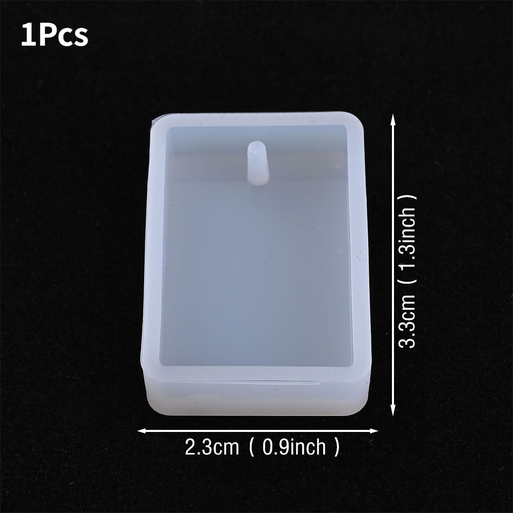 Transparent Silicone Pendant and Keychain Molds