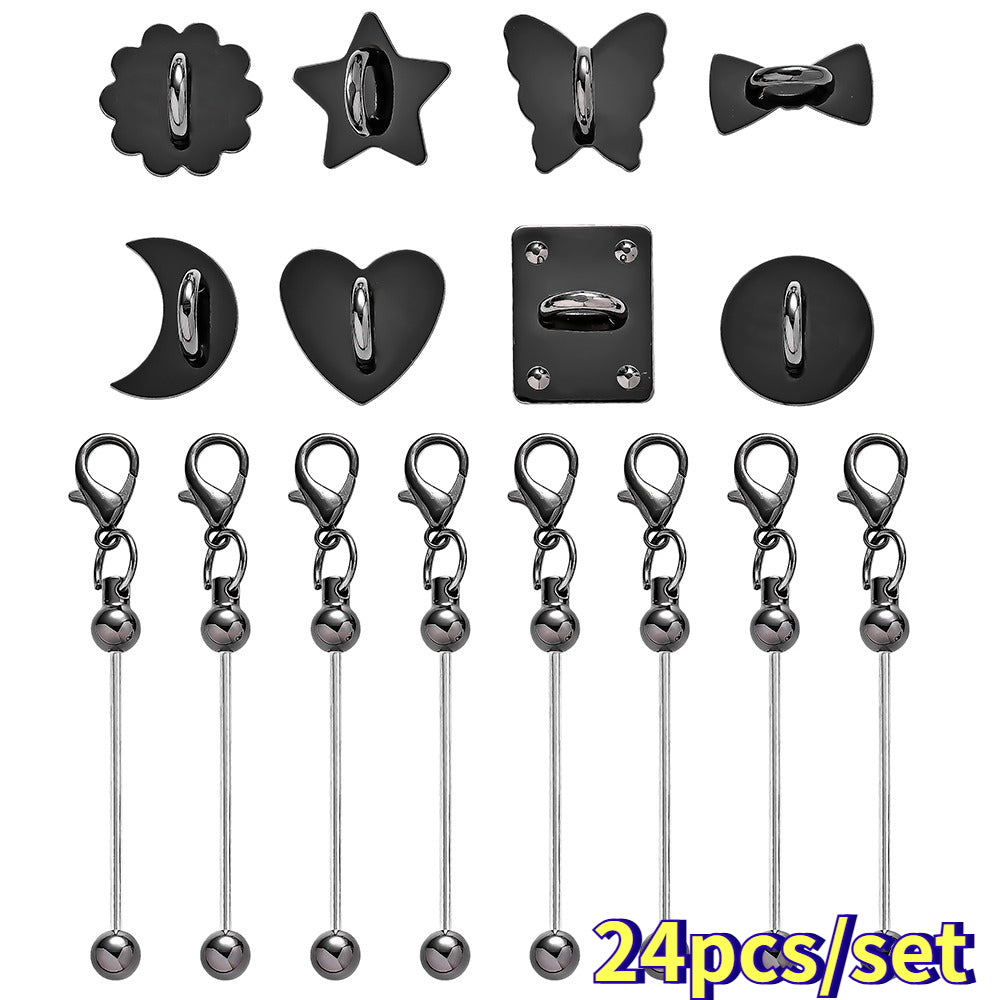Beadable Self-Adhesive Keychain Hooks