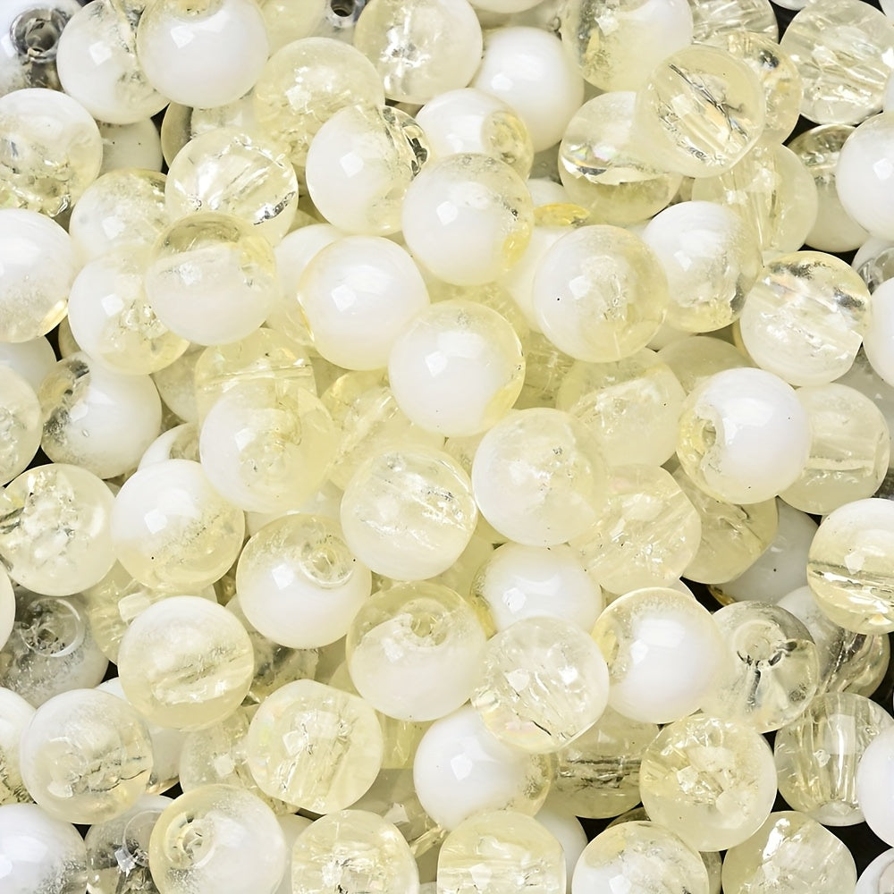 Milk Cap Glass Beads