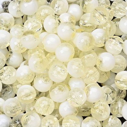 Milk Cap Glass Beads