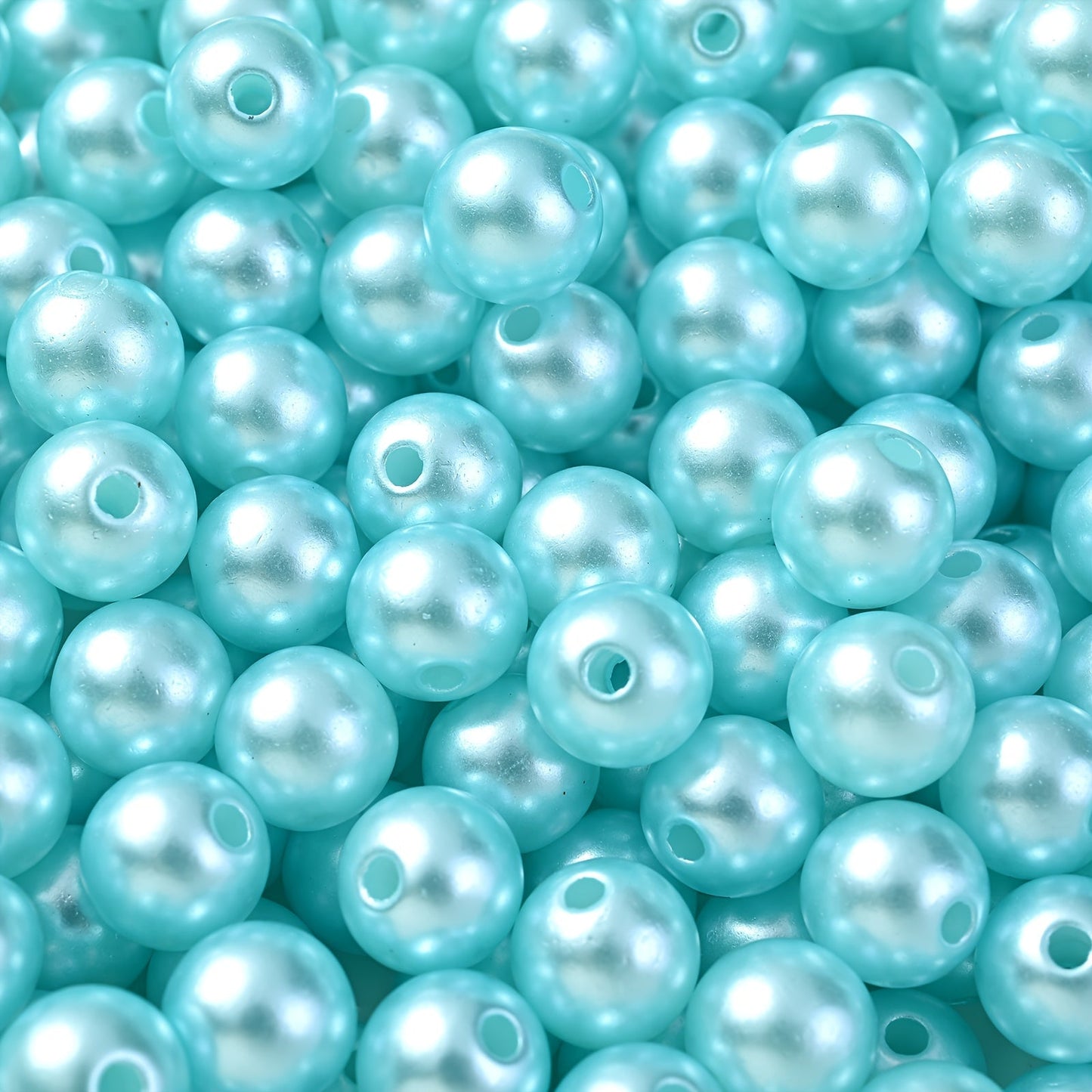 Colorful Imitation Pearl Acrylic Beads