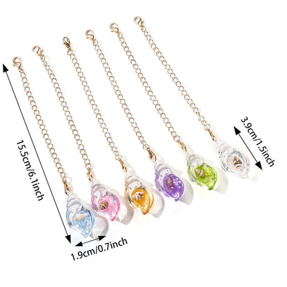 Luminous Resin Shell Cup Charms