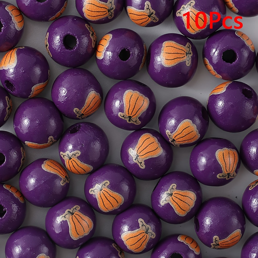Halloween Wooden Beads