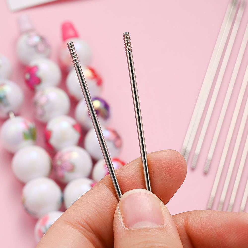 10-Piece DIY Bead Pen Threading Rod Set