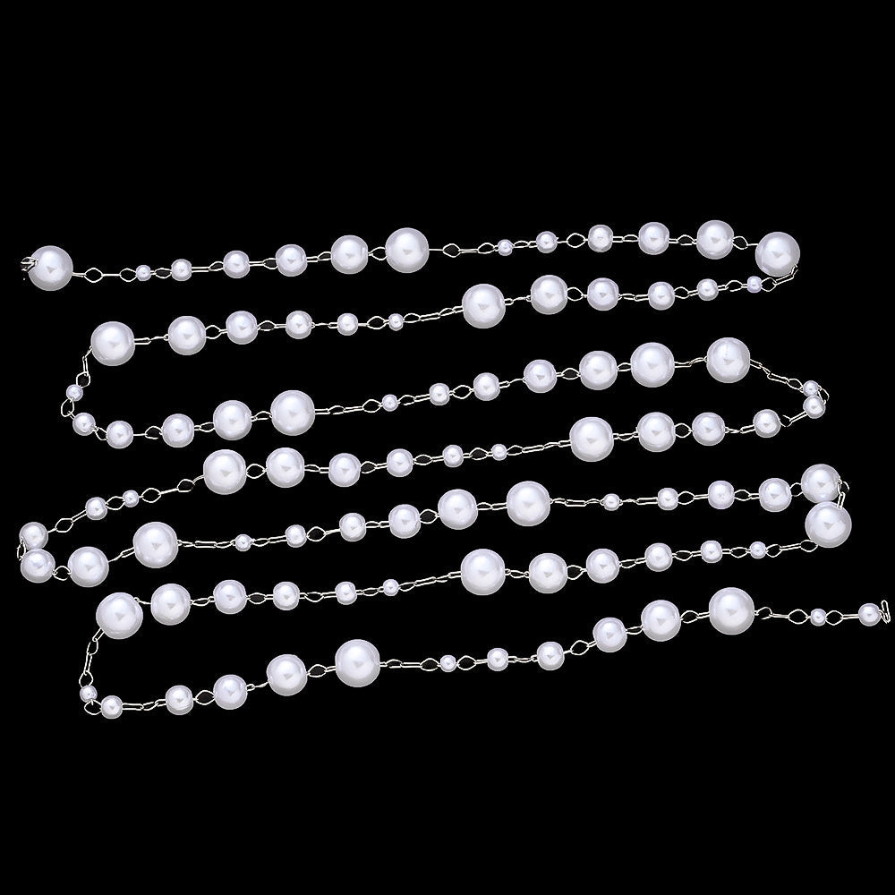 Imitation Pearl Strand Chain