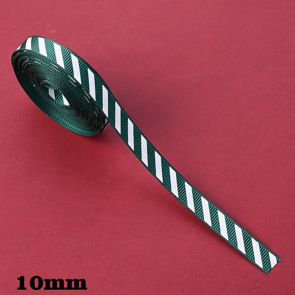 Christmas Striped Ribbon