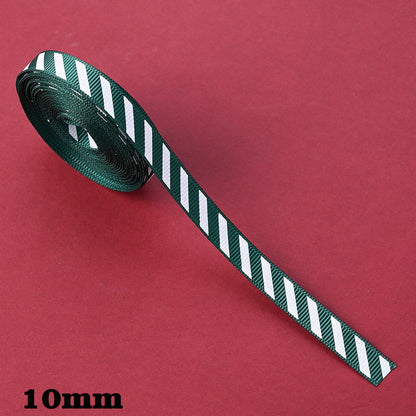 Christmas Striped Ribbon