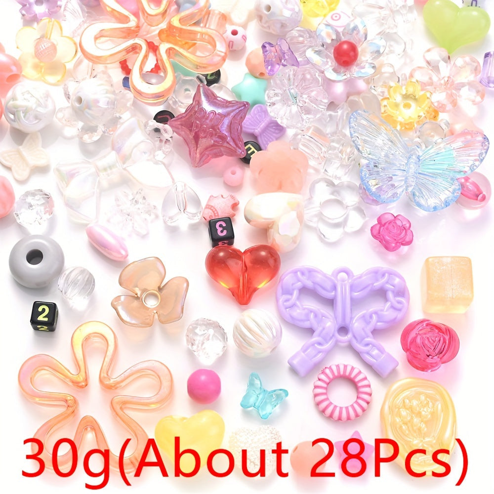 Irregular Acrylic Beads