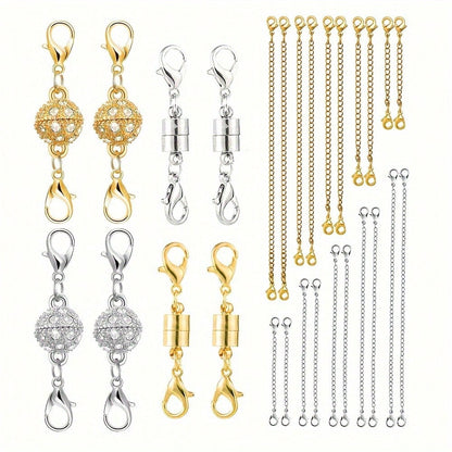 28-Piece Magnetic Clasp Set