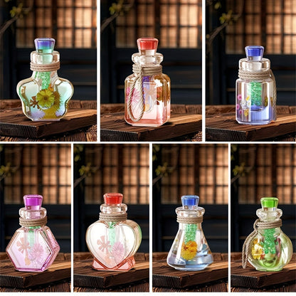 7-Piece Wishing Bottle Silicone Resin Molds Kit