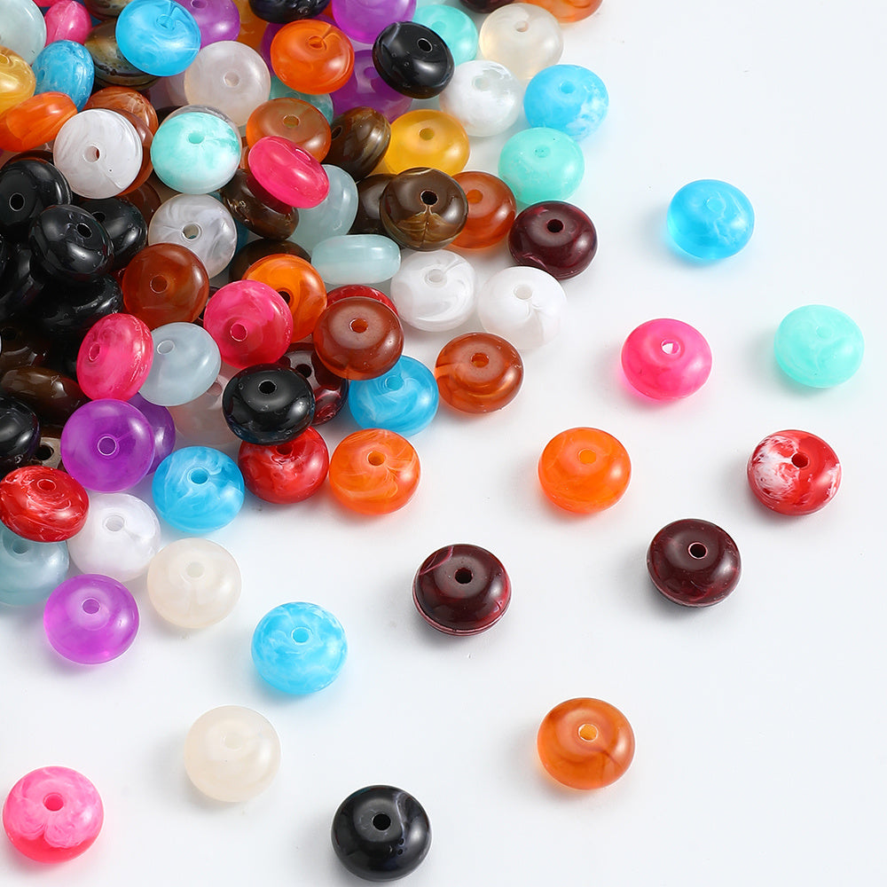 Yellow Lemon Acrylic Beads