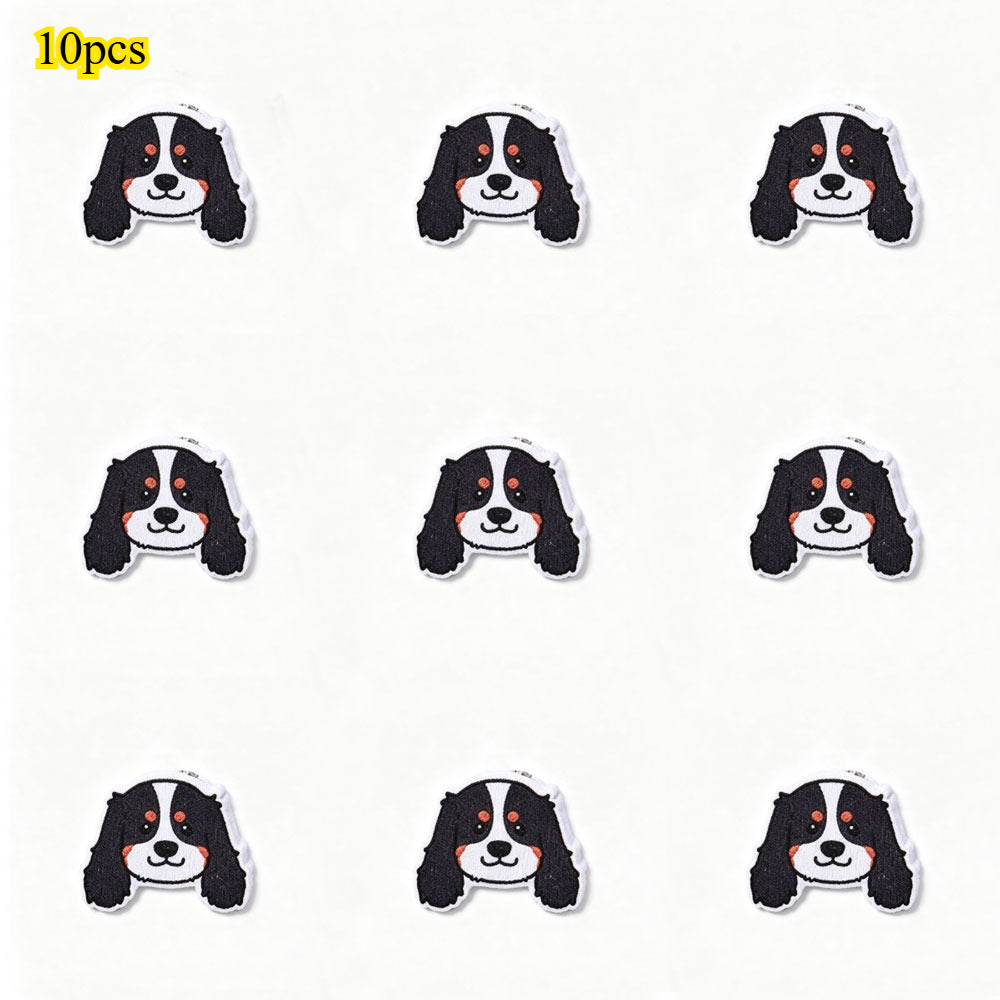 Dog-Themed Wooden Beads