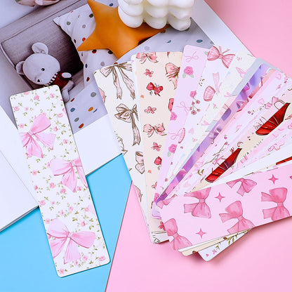 Coquette Pink Bow Bookmarks