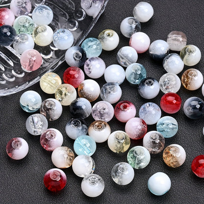 Milk Cap Glass Beads