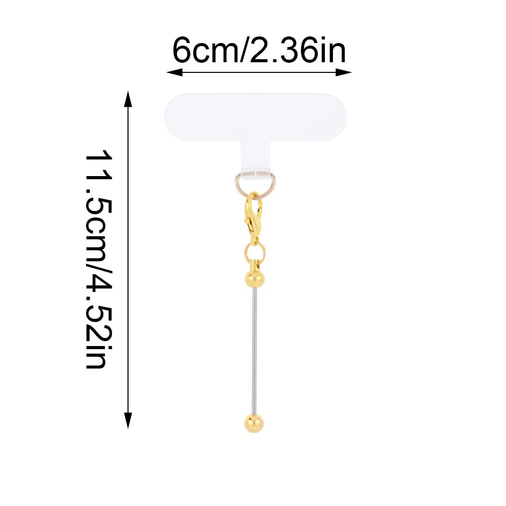 Golden & Silvery Blank Phone Chain Set