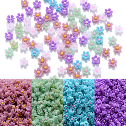 Cherry Blossom Resin Adhesive Beads