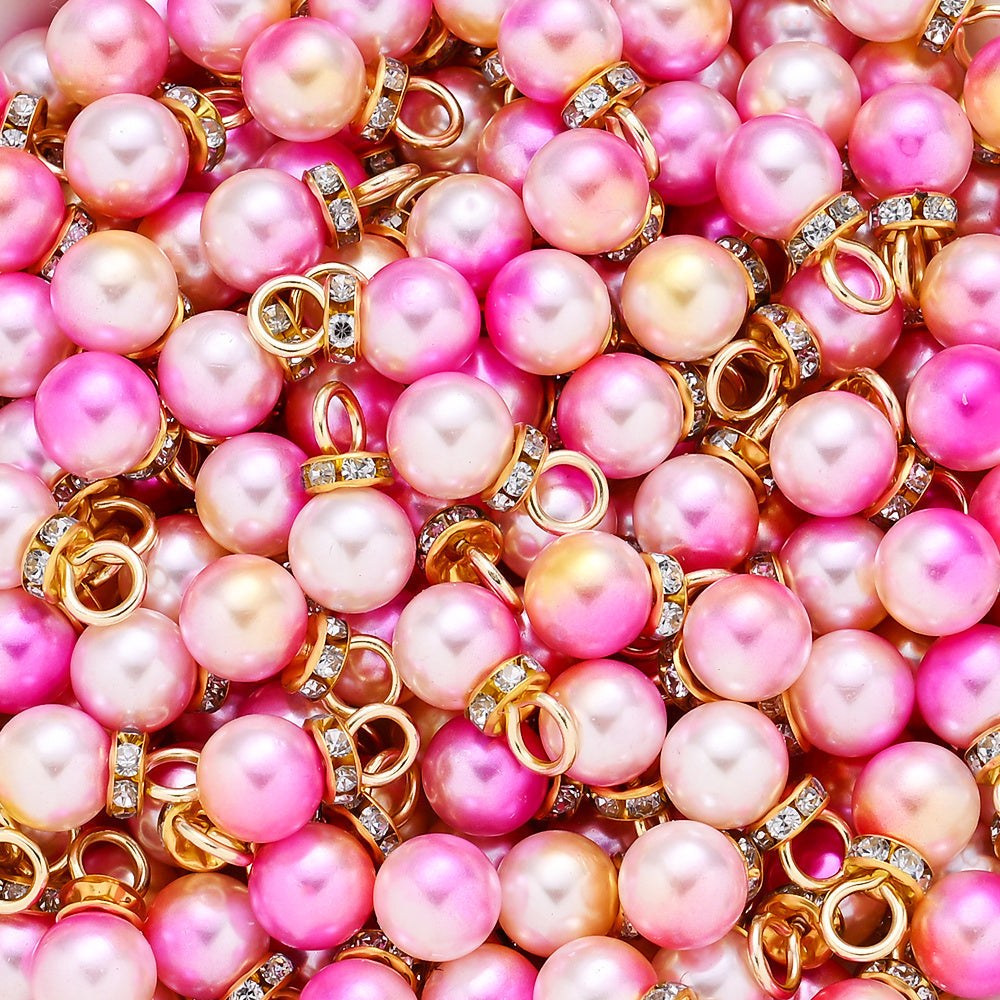 20-Piece 10 mm Iridescent Mermaid Bead Set