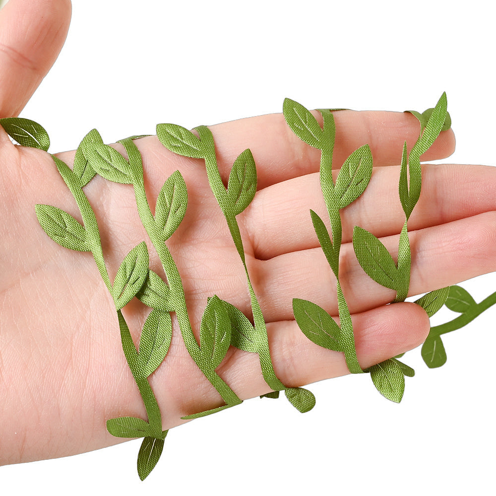 Silk Leaf Artificial Green Garland
