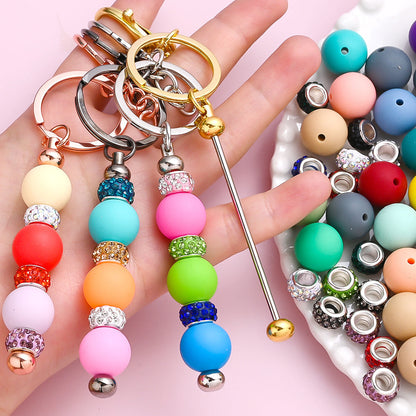 Beadable Keychain DIY Kit