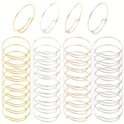 20PCS 53/65mm Adjustable Alloy Ring Set