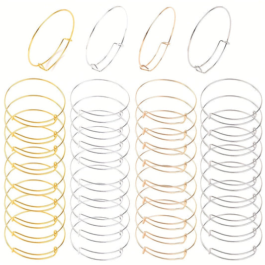 20PCS 53/65mm Adjustable Alloy Ring Set